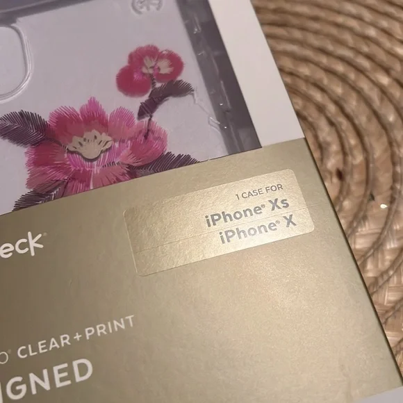 Speck Floral Clear Phone Case Cover iPhone Xs/X - Picture 7 of 7